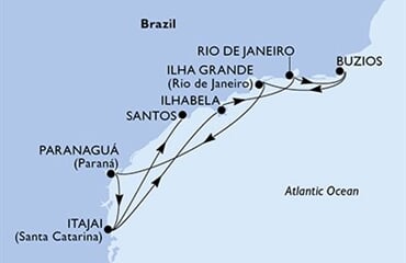 MSC Musica - Brazílie (Itajaí)
