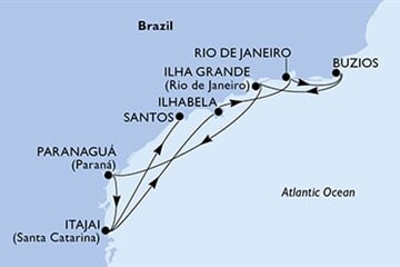 MSC MUSICA - Brazília (az Itajai-ből)