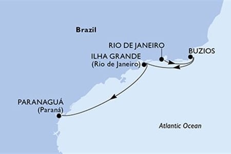 MSC MUSICA - Brazílie (z Rio de Janeira)