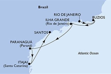 MSC MUSICA - Brazílie (z Rio de Janeira)