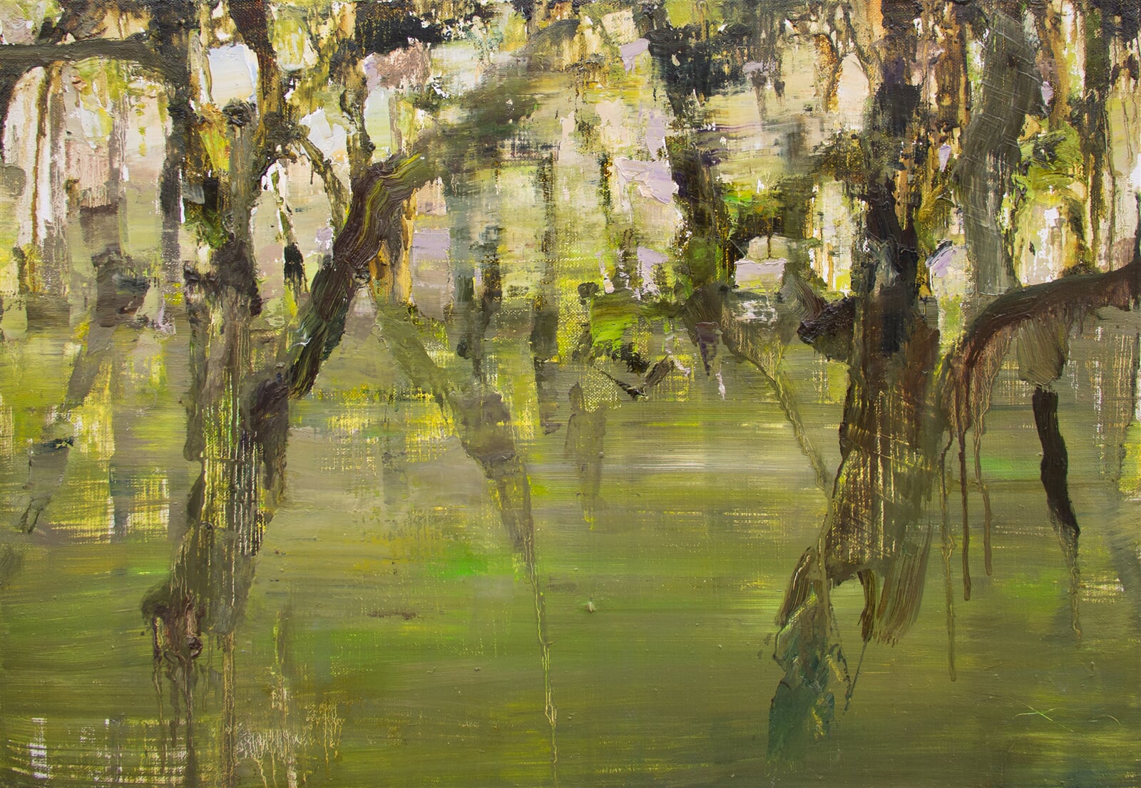 Adéla Topolová: Zahrada, 45 × 60 cm