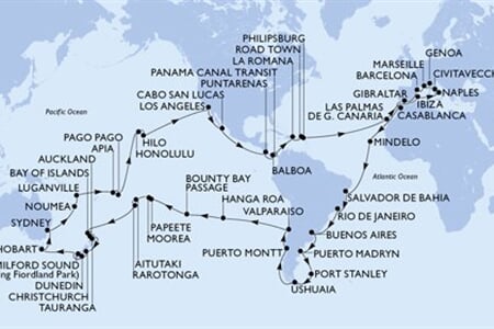 MSC Magnifica - Itálie, Francie, Španělsko, Gibraltar, Maroko, ... (z Janova)