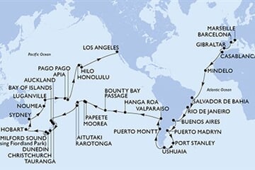 MSC MAGNIFICA - Franciaország, Spanyolország, Gibraltár, Marokkó, Zöld-Fok, ... (a Marseille-ből)