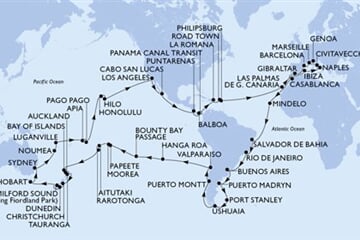 MSC MAGNIFICA - Itálie, Francie, Španělsko, Gibraltar, Maroko, ... (z Civitavecchie)