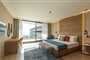 Hotel Wave Resort: fotografie vybavení exteriérů a interiérů ubytování.