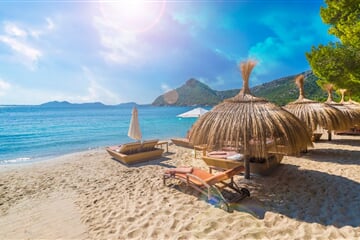 Relax na plážích Mallorky + POBŘEŽNÍ PLAVBA LODÍ + JARDINES DE ALFABIA