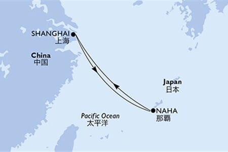 MSC BELLISSIMA - Čína, Japonsko (ze Šanghaje)
