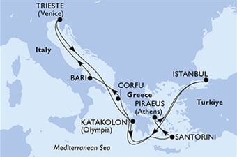MSC Fantasia - Turecko, Řecko, Itálie (Istanbul)