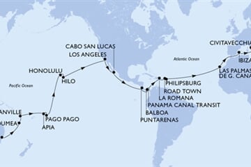 MSC Magnifica - Austrálie, Nová Kaledonie, Vanuatu, Samoa, Americká Samoa, ... (ze Sydney)