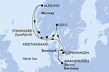 MSC Splendida - Dánsko, Německo, Norsko (z Kodaně)