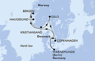 MSC Splendida - Dánsko, Německo, Norsko (z Kodaně)
