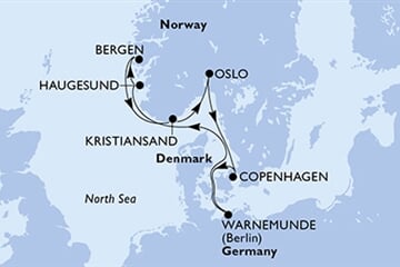 MSC SPLENDIDA - Dánsko, Německo, Norsko (z Kodaně)