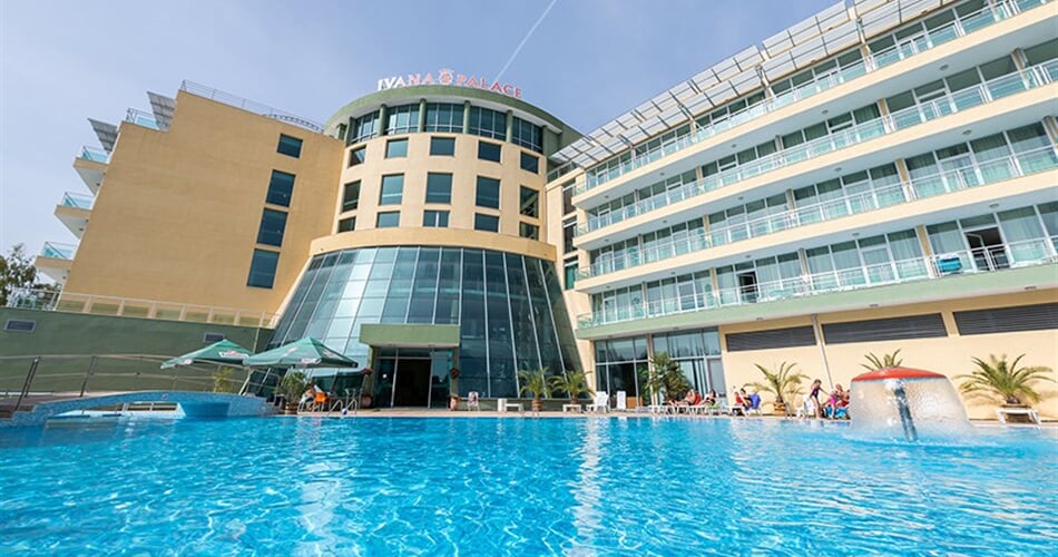 Hotel Ivana Palace: fotografie vybavení exteriérů a interiérů ubytování.