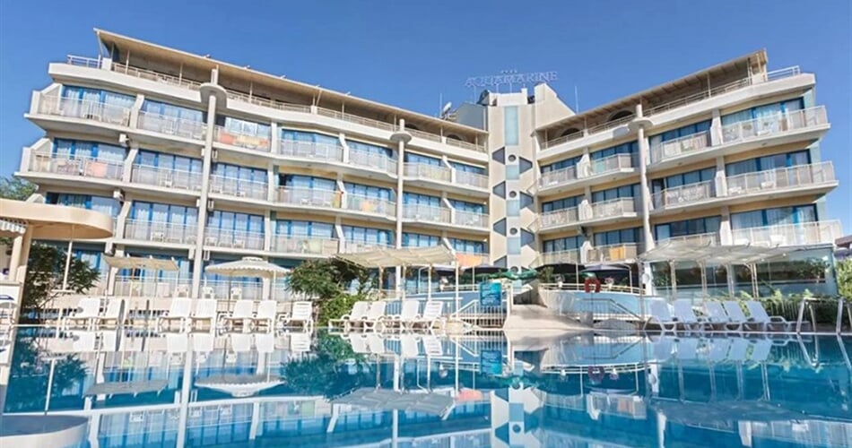 Hotel Aquamarine - Sunny Beach: fotografie vybavení exteriérů a interiérů ubytování.