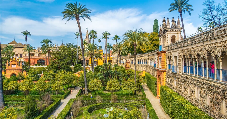 SEVILLA – zahrady Real Alcázaru