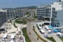 Hotel Moonlight: fotografie vybavení exteriérů a interiérů ubytování.