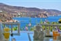 Hotel Patmos Paradise: fotografie vybavení exteriérů a interiérů ubytování.
