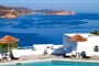 Hotel Patmos Paradise: fotografie vybavení exteriérů a interiérů ubytování.