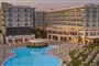 Hotel Nissi Blu Beach Resort: fotografie vybavení exteriérů a interiérů ubytování.