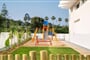 Hotel Nissi Blu Beach Resort: fotografie vybavení exteriérů a interiérů ubytování.