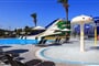 Hotel Matoula Beach: fotografie vybavení exteriérů a interiérů ubytování.
