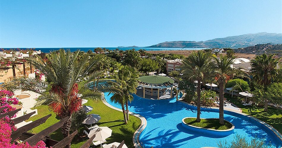 Hotel Atrium Palace Thalasso Resort & Villas: fotografie vybavení exteriérů a interiérů ubytování.