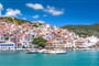 Hotel Aeolos - Skopelos: fotografie vybavení exteriérů a interiérů ubytování.