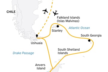 Epic Antarctica: The Falklands, South Georgia and Crossing the Circle (Ultramarine)