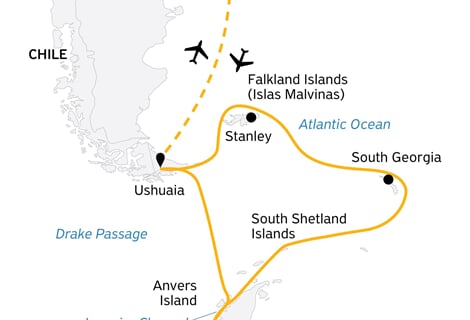 Epic Antarctica: The Falklands, South Georgia and Crossing the Circle (Ultramarine)