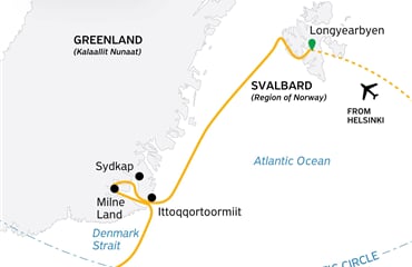 Three Arctic Islands: Iceland, Greenland, Spitsbergen (Ultramarine)
