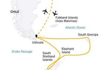 South Georgia and Antarctic Peninsula: Penguin Safari (World Voyager)