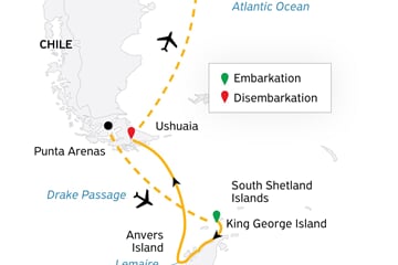 Antarctic Express: Fly South, Sail North (World Voyager)