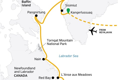 Greenland to Newfoundland: Mountains, Wildlife and Viking History (Ultramarine)