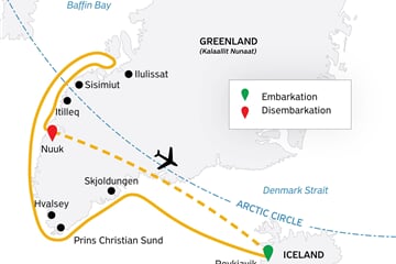 Southeast to West Greenland: Glaciers, Fjords and Viking History (Ocean Explorer)
