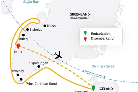 Southeast to West Greenland: Glaciers, Fjords and Viking History (Ocean Explorer)