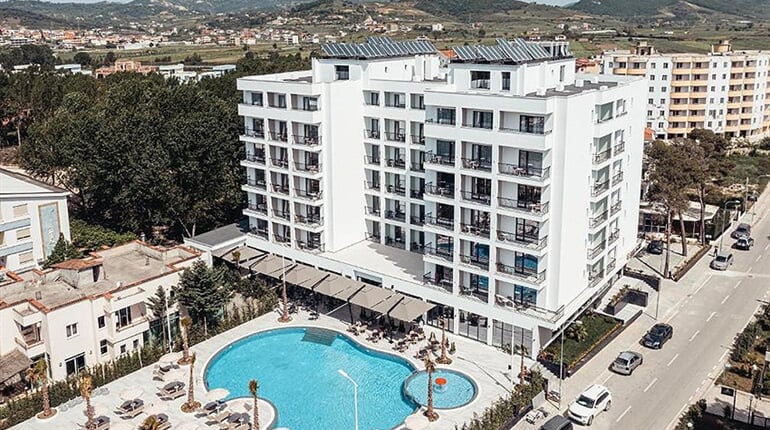Hotel Delight & Spa: fotografie vybavení exteriérů a interiérů ubytování.