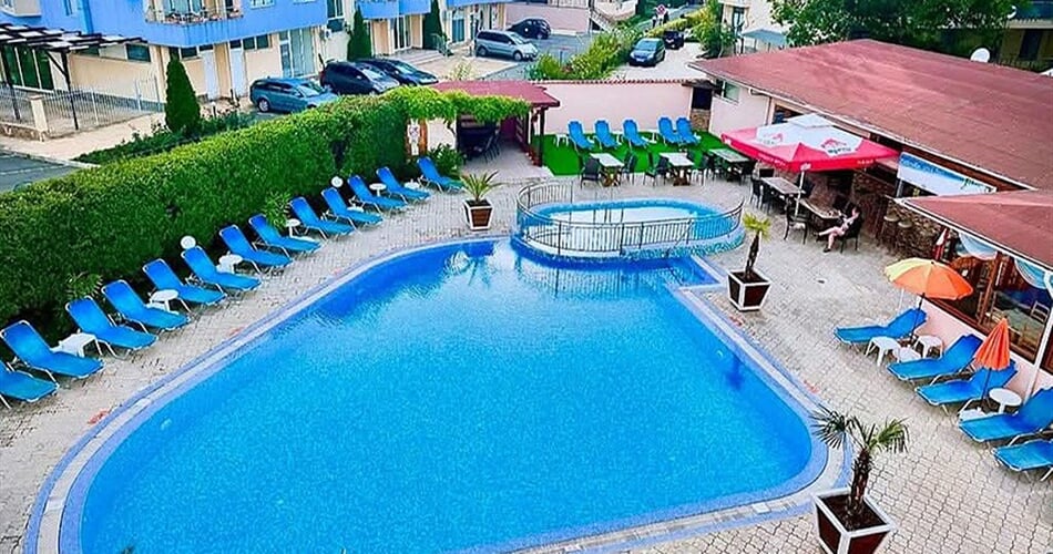 Hotel Belleville - Sunny Beach: fotografie vybavení exteriérů a interiérů ubytování.