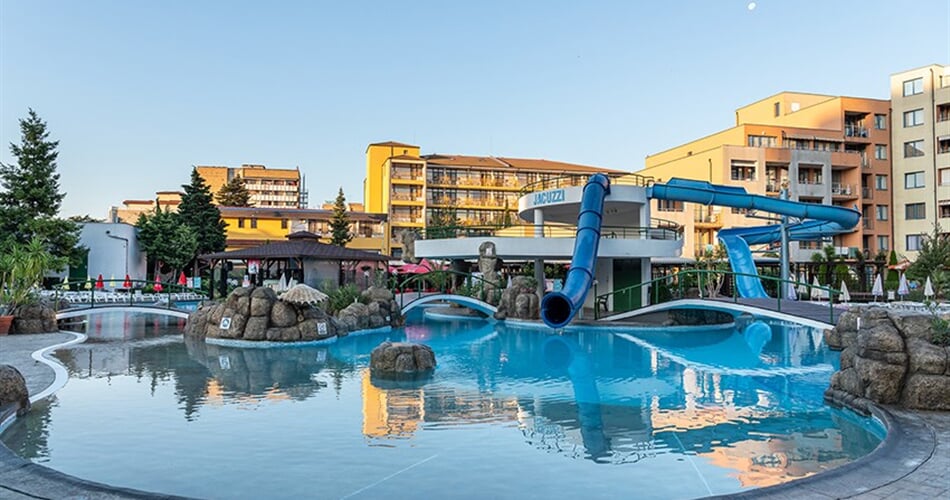 Hotel Trakia Plaza Apartments: fotografie vybavení exteriérů a interiérů ubytování.