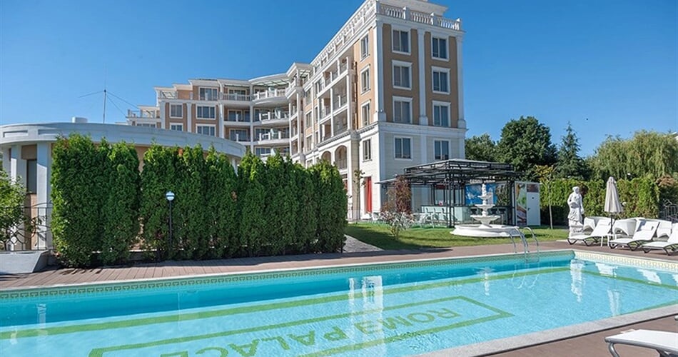 Hotel Rome Palace Deluxe: fotografie vybavení exteriérů a interiérů ubytování.