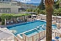 Hotel Mediteran: fotografie vybavení exteriérů a interiérů ubytování.