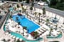 Hotel Mediteran: fotografie vybavení exteriérů a interiérů ubytování.