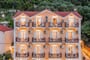 Aparthotel Stellatos House: fotografie vybavení exteriérů a interiérů ubytování.