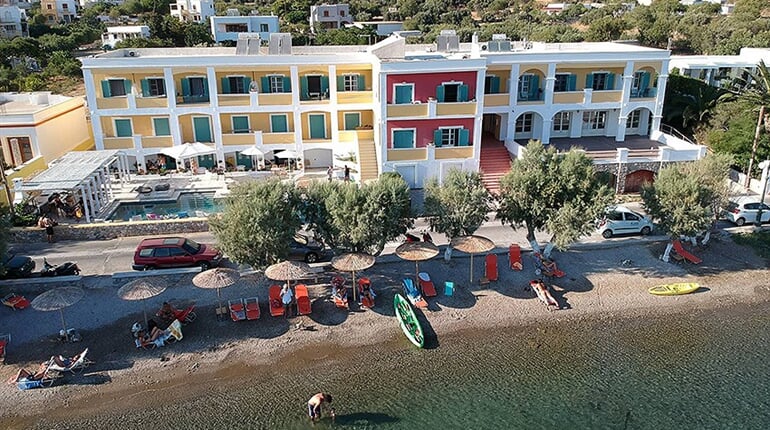 Aparthotel Alidian Bay Suites: fotografie vybavení exteriérů a interiérů ubytování.