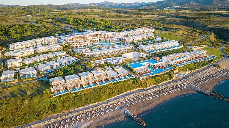 Hotel Atrium Prestige Thalasso Resort & Villas: fotografie vybavení exteriérů a interiérů ubytování.