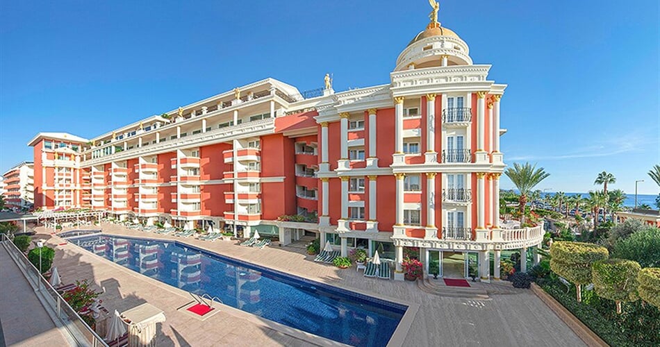 Hotel Antique Roman Palace: fotografie vybavení exteriérů a interiérů ubytování.