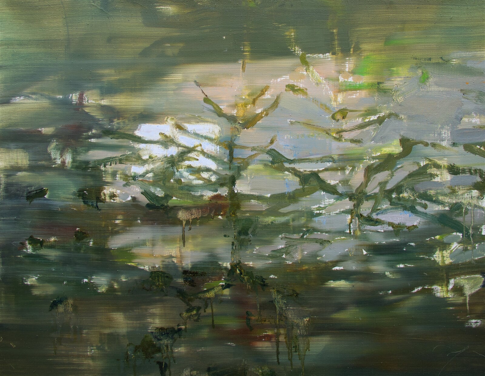Adéla Topolová: Okénko II, 62 × 80 cm