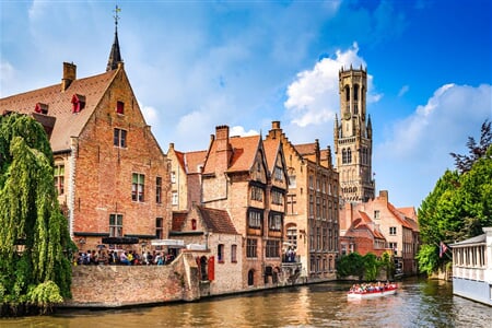 Belgická města + PLAVBA HISTORICKÝMI KANÁLY + GENTSKÝ NOS A PRALINKY