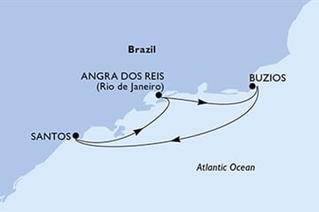 MSC Divina - Brazílie (Santos)