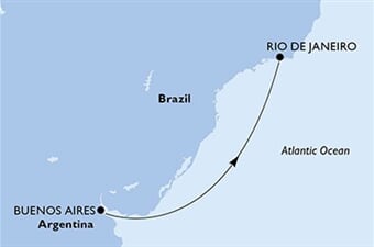 MSC Splendida - Argentina, Brazílie (Buenos Aires)