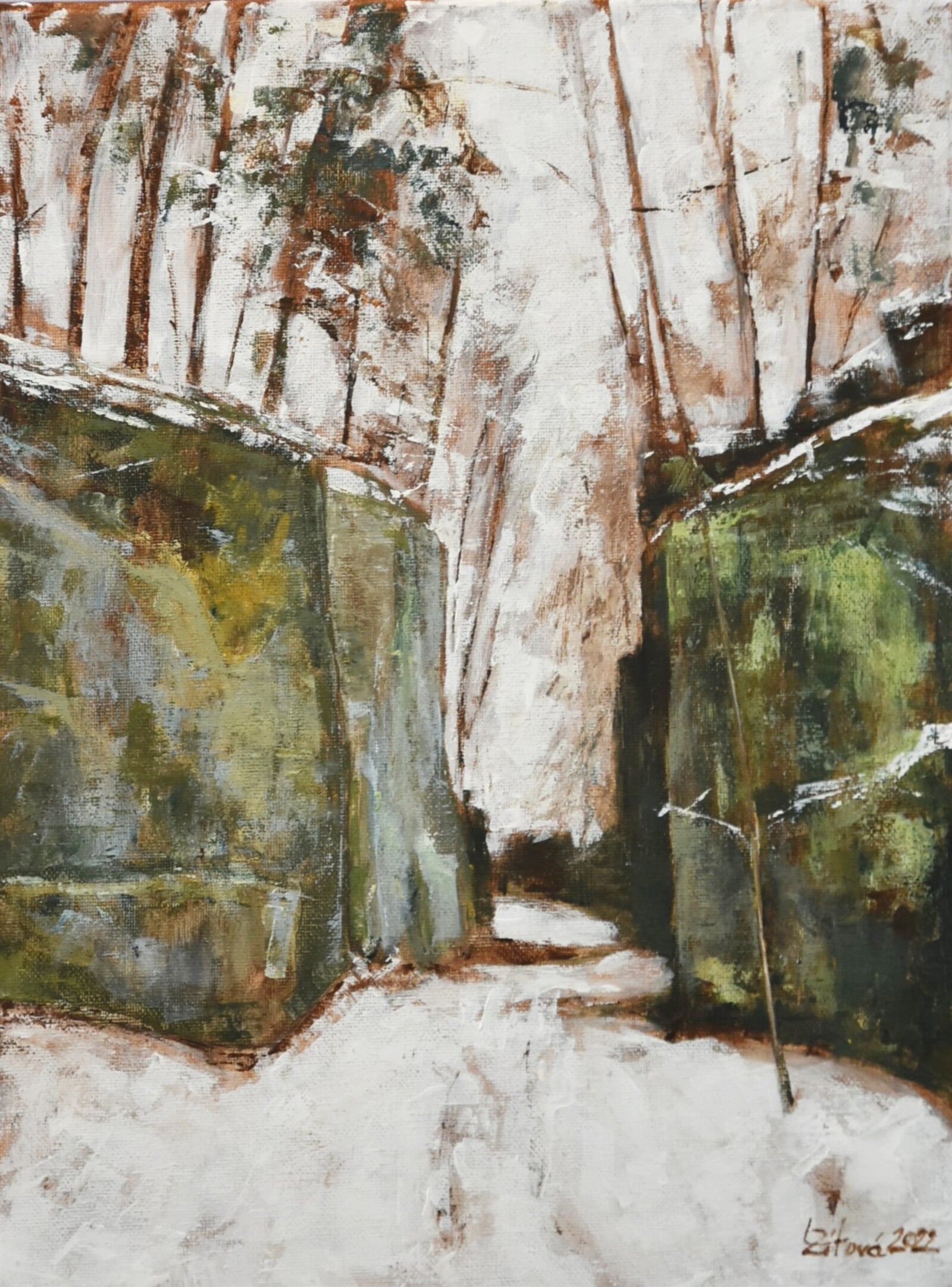 Lada Zítová: Škrovád (Slatiňany), 40 × 30 cm
